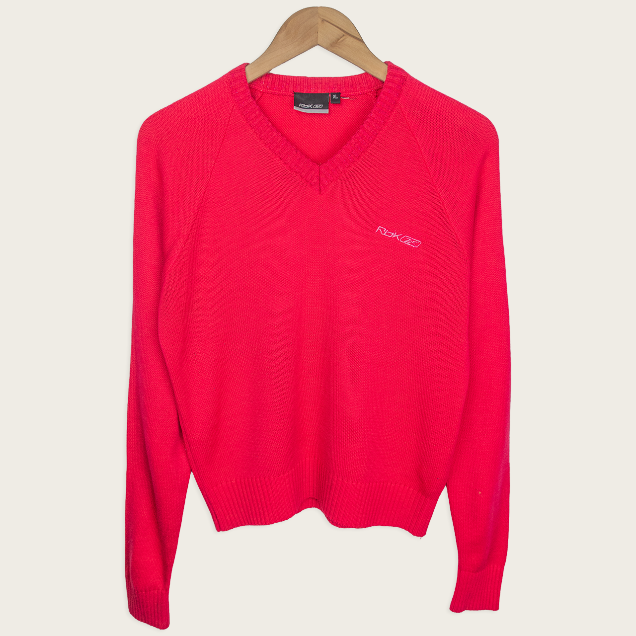 00s Reebok Knit Jumper - Size S/M