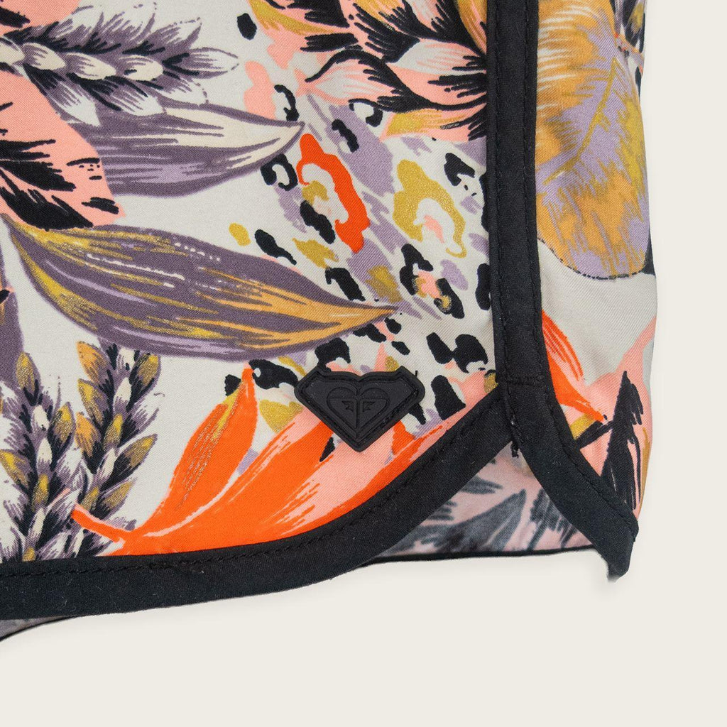 Y2K Roxy Mini Board Shorts - Floral Print - Size 12