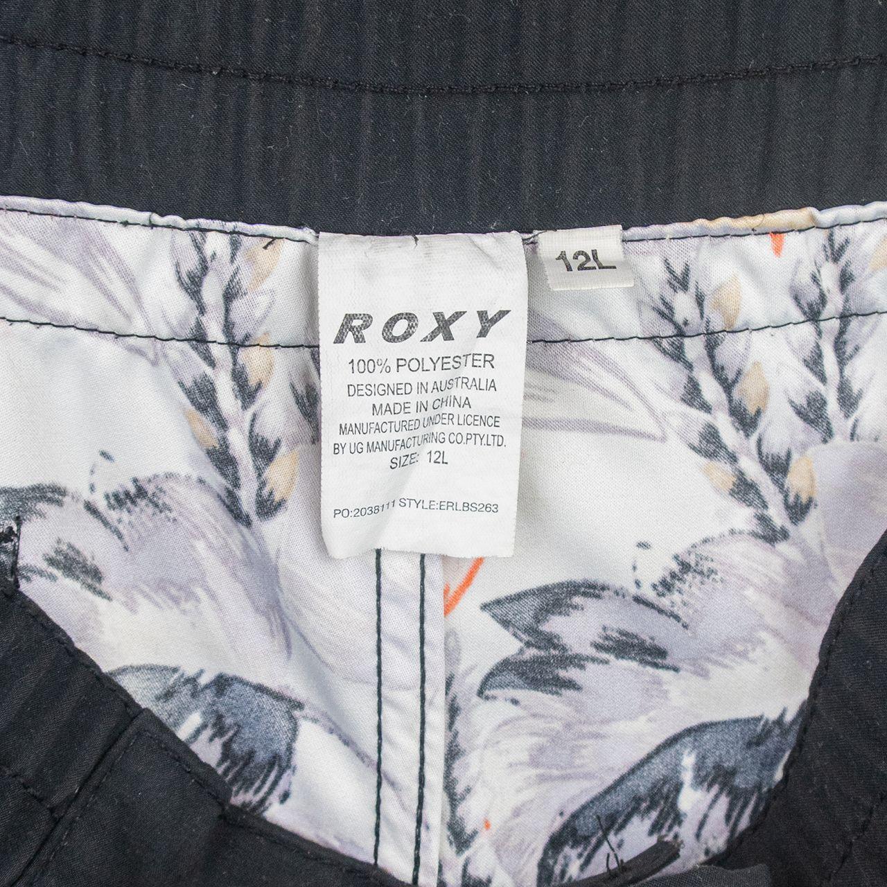 Y2K Roxy Mini Board Shorts - Floral Print - Size 12