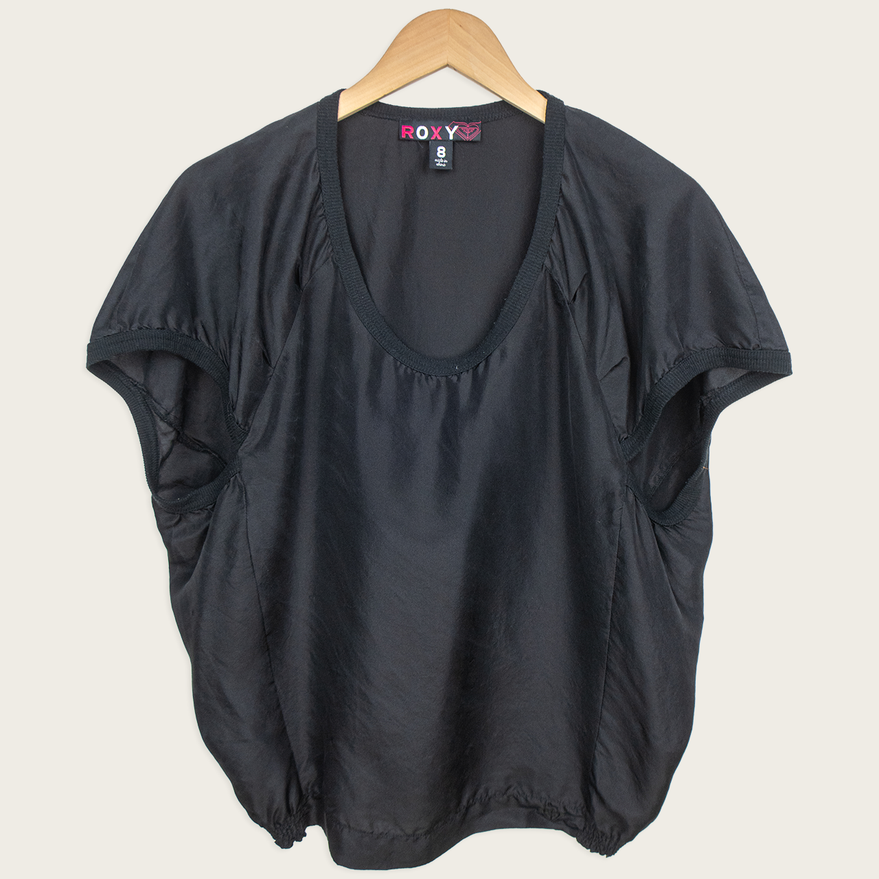 00s Roxy Silk Batwing Top - Size S/M