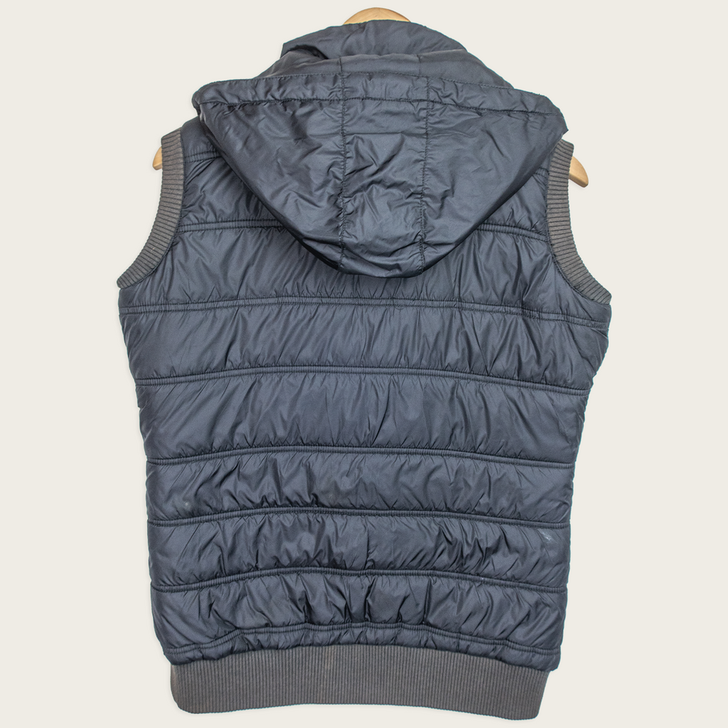 00s Roxy Hooded Puffer Vest - Size M