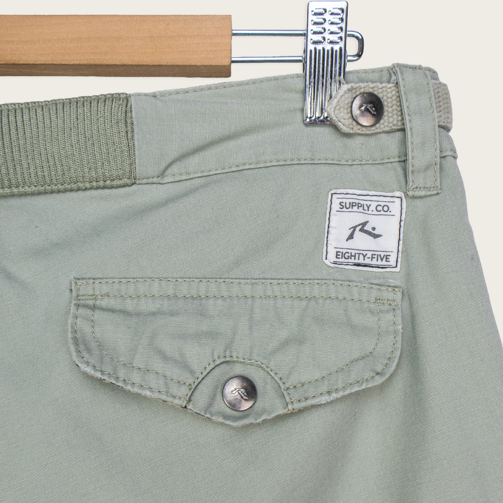 00s Rusty Sage Cargo Mini Shorts - Size M