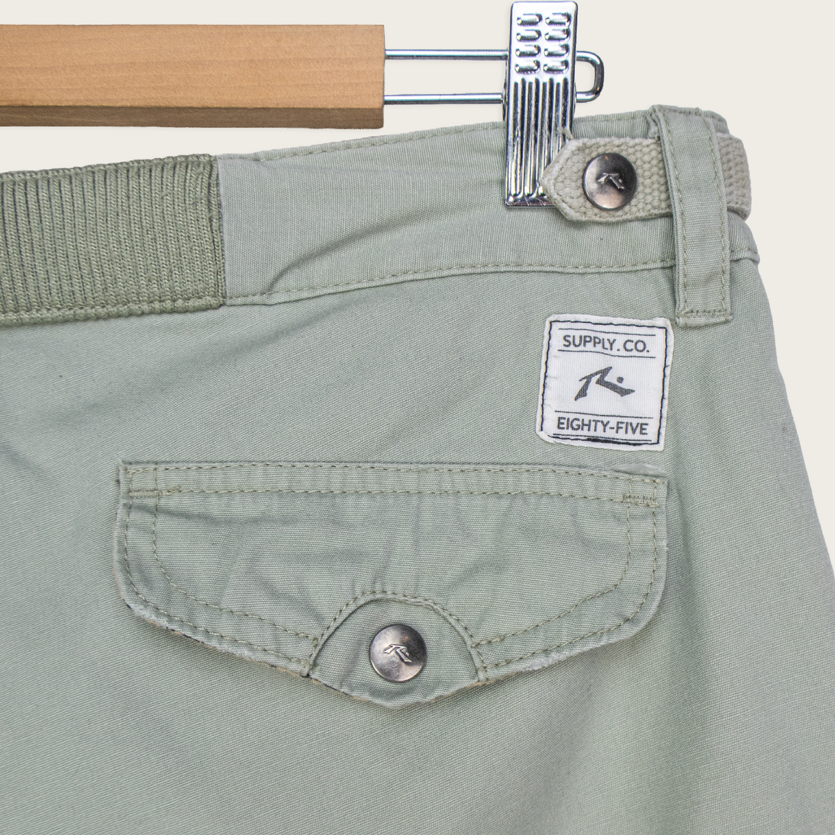 00s Rusty Sage Cargo Mini Shorts - Size M