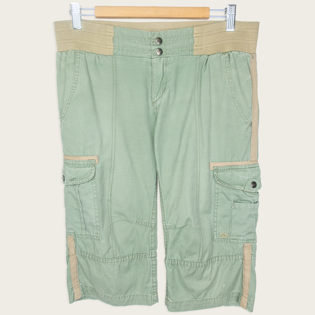 Y2K Rusty Cargo Shorts - Size M