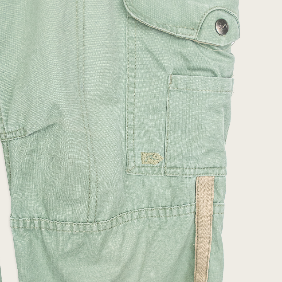 Y2K Rusty Cargo Shorts - Size M