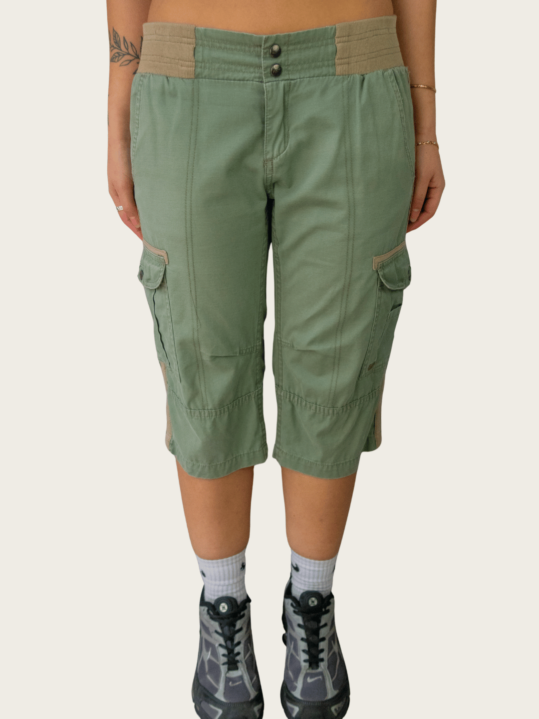 Y2K Rusty Cargo Shorts - Size M