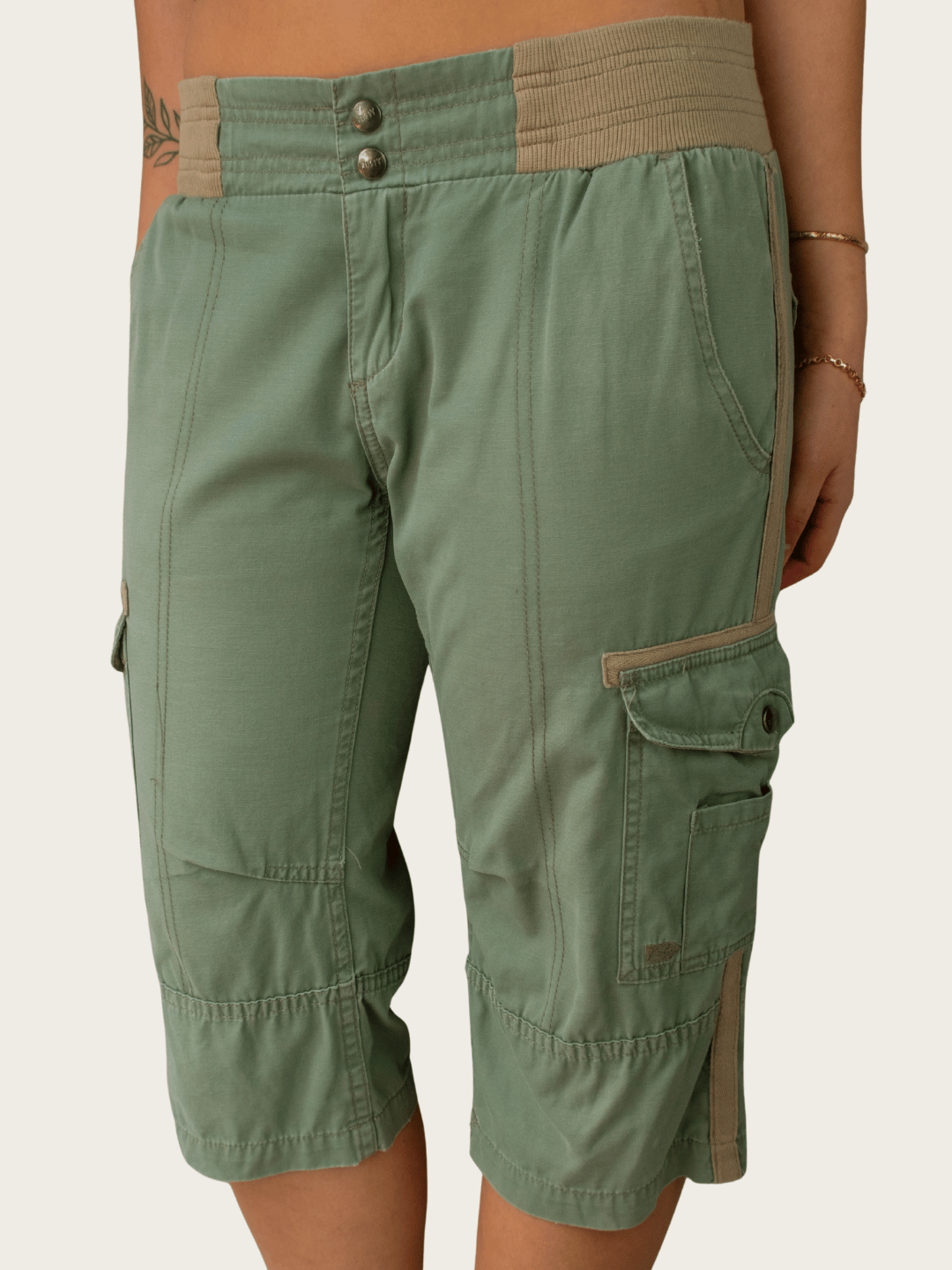 Y2K Rusty Cargo Shorts - Size M