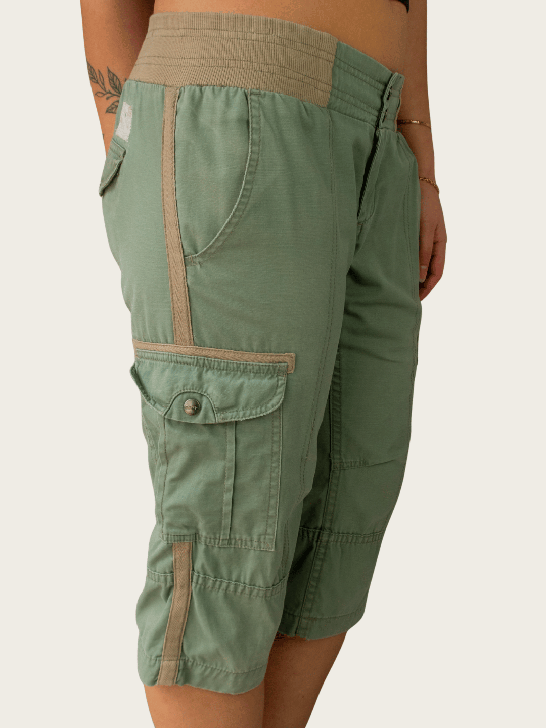 Y2K Rusty Cargo Shorts - Size M