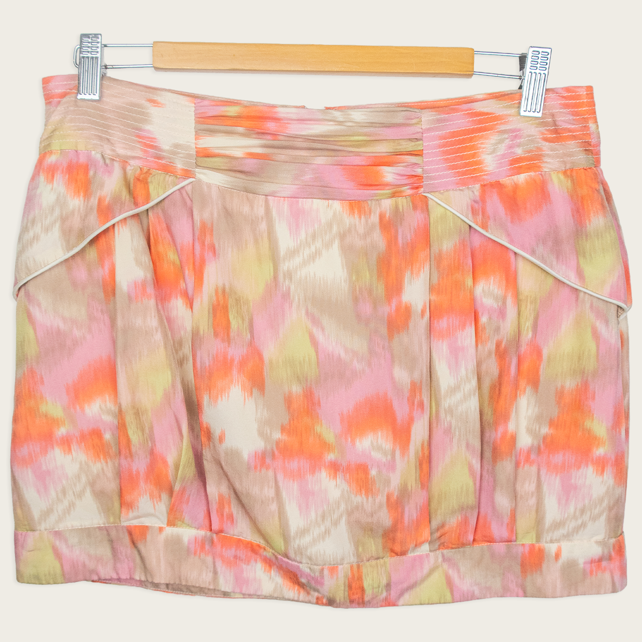 Y2K Seduce Silk Mini Skirt - Size M