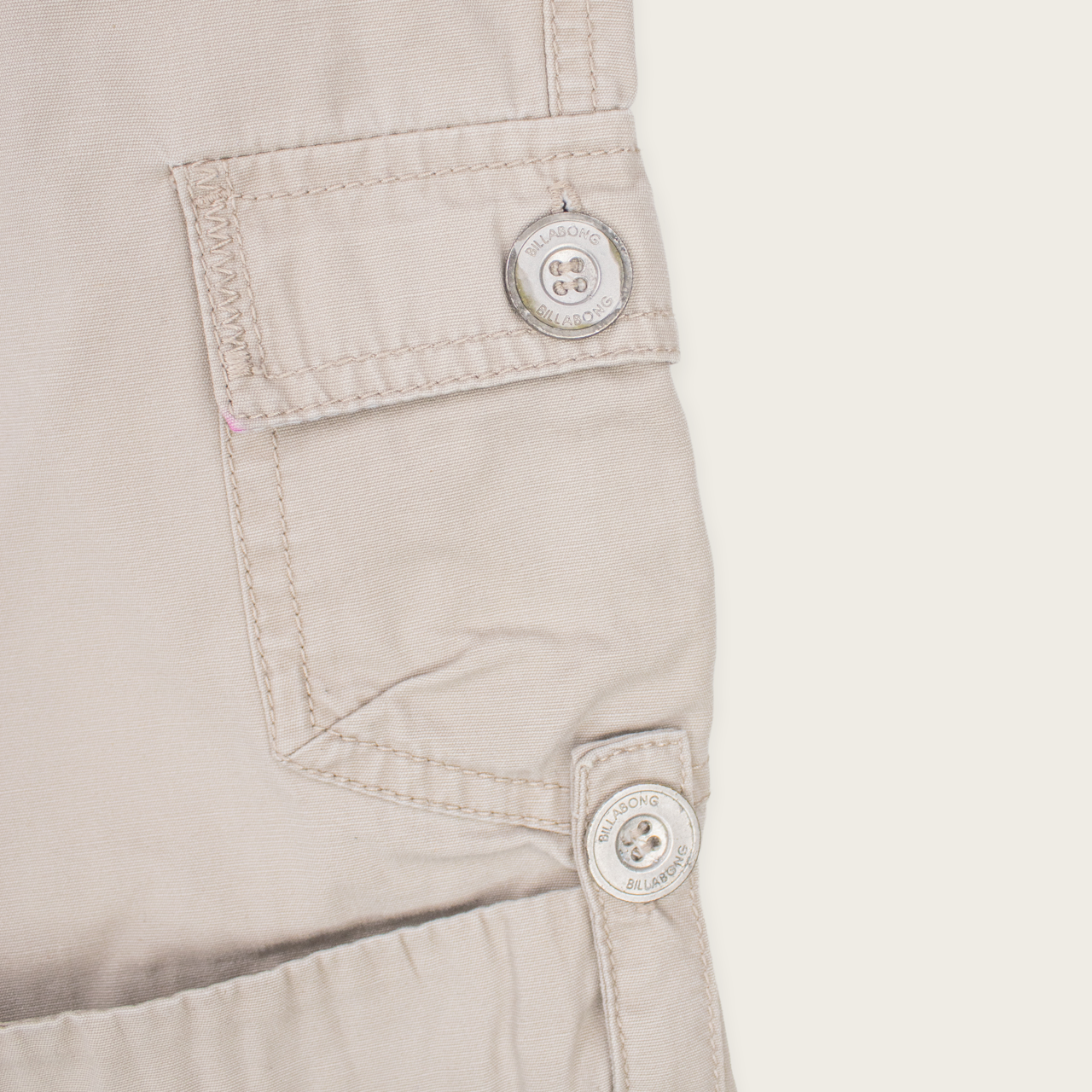 Y2K Billabong Cargo Shorts - Beige - Size 6