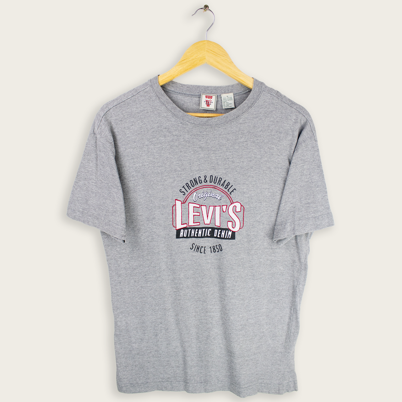 Vintage Levi’s T-Shirt - Heritage Logo Graphic - Size S