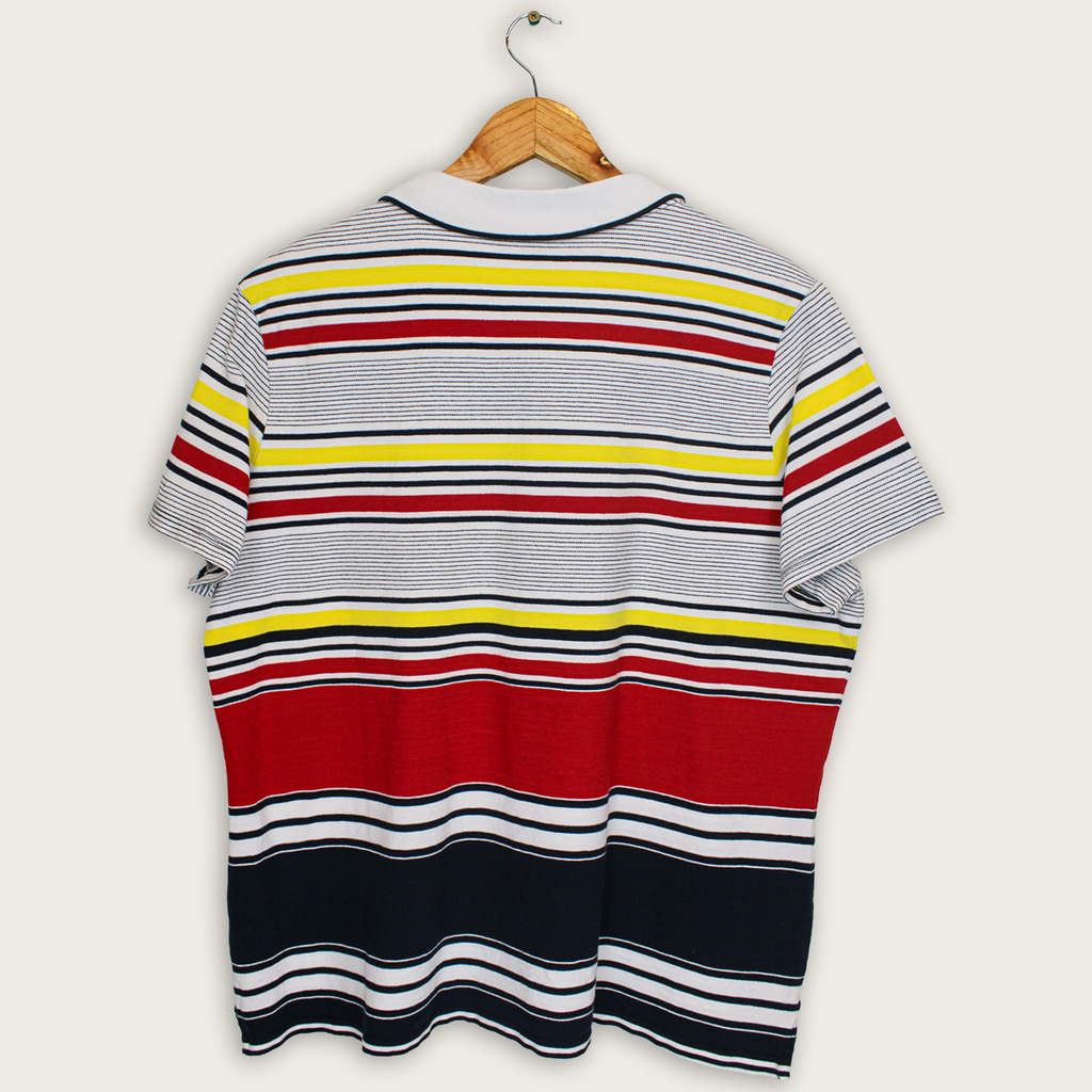 Tommy Hilfiger Polo Shirt - Striped Oversized - XXL