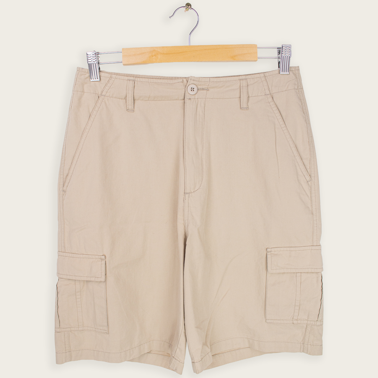 Stüssy Cargo Shorts - Beige - Size 10