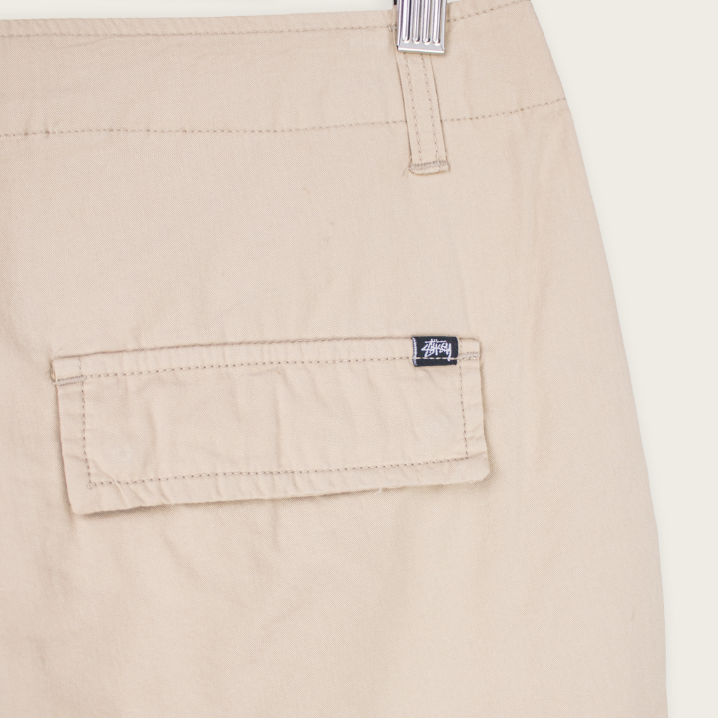 Stüssy Cargo Shorts - Beige - Size 10